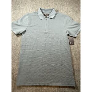 FLX Blue/green Textured Polo MT